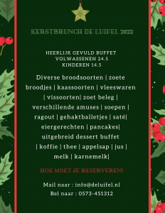 Donkergroen Kerst Elegant Menu (1)